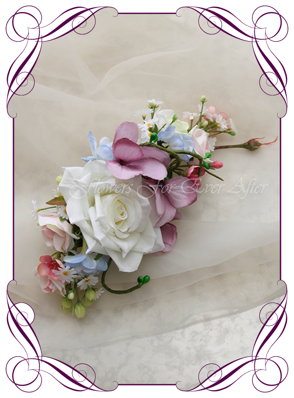 Kandi Bridal Hair Comb | Artificial Bridal Bouquets & Silk Wedding Flower  Packages - Flowers For Ever After®