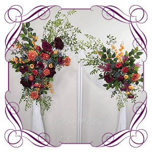 Arbor & Tieback Floral Decorations